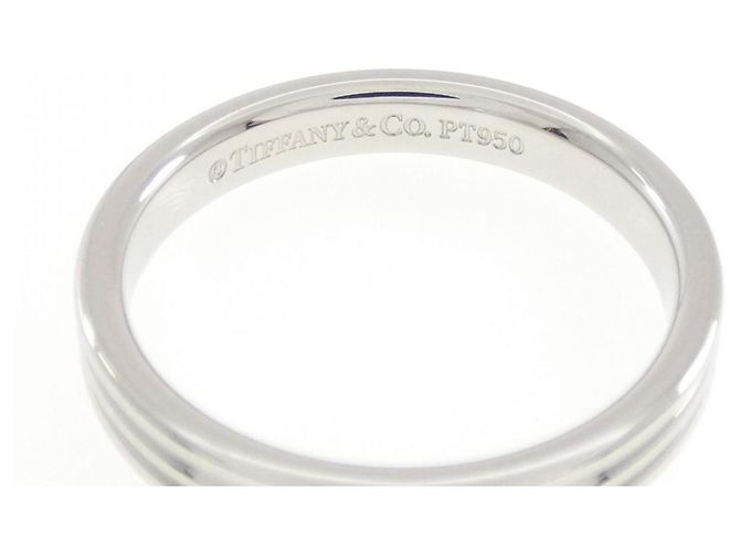 Autre Marque Anello Fascia Tiffany Platinum 950 - vista 3