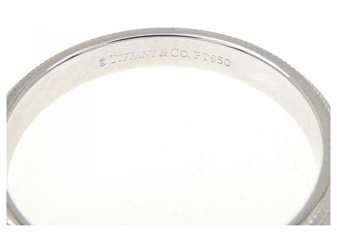 Autre Marque Tiffany & Co. Milgrain Ring aus Platin - Ansicht 3