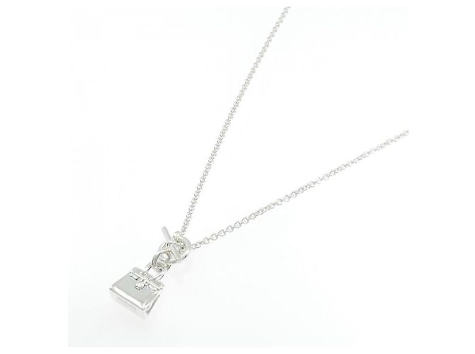Hermès Collar Hermes Amulette Birkin Plata - vista 2