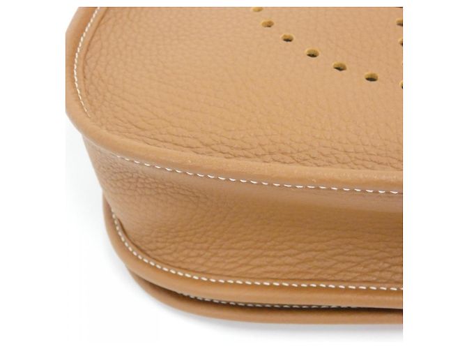 Hermès Borsa a tracolla Hermes SELLIER BICOLOR Evelyne 3 PM Marrone Caramello - vista 3