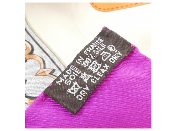 Hermès Hermes LA PROMENADE DU MATIN Seidentuch Lila - Ansicht 7