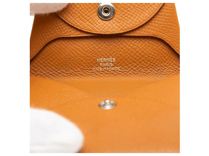 Hermès Cartera/Monedero Hermes Bastia PM Castaño - vista 5