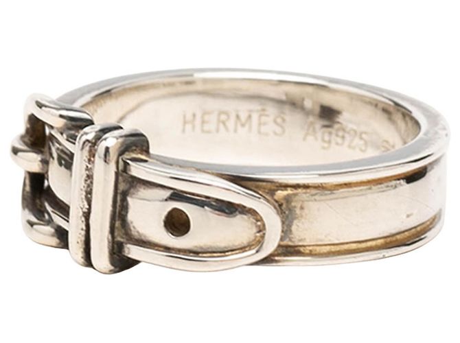 Hermès Hermes Gürtelschlaufen-Ring aus Sterlingsilber - Ansicht 2