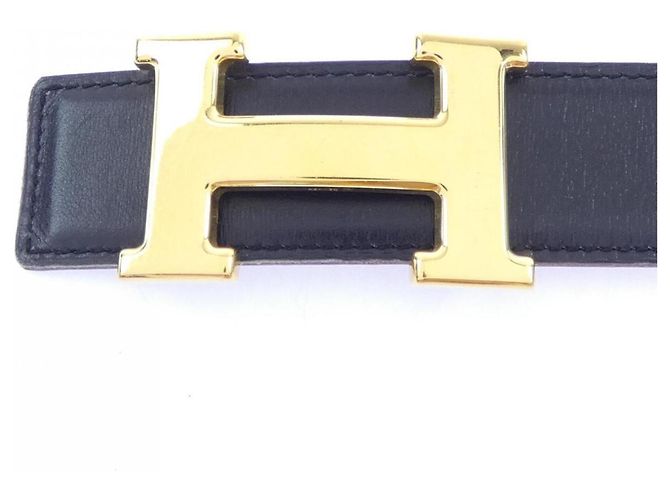 Hermès Cintura reversibile Hermes H 32mm Nero - vista 2