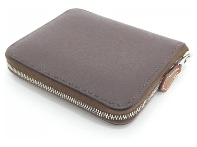 Hermès Hermes Collier de Chiens Silk Coin Purse Brown - view 2