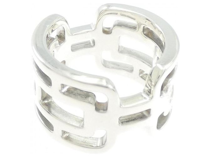 Ring Hermès Anello a Fascia Hermes in Argento 925 - vista 3
