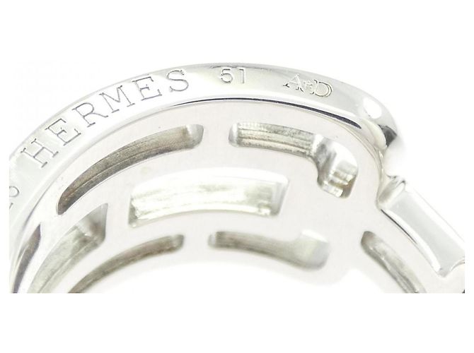 Ring Hermès Anello a Fascia Hermes in Argento 925 - vista 4