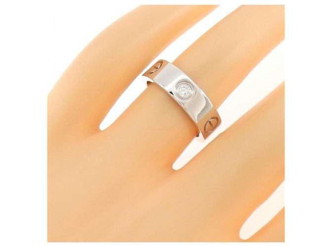 Anello Cartier Love mezzo diamante D'oro - vista 4