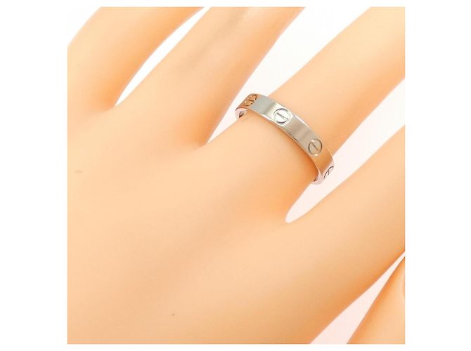 Anello Cartier Mini Love in oro bianco 18K D'oro - vista 4
