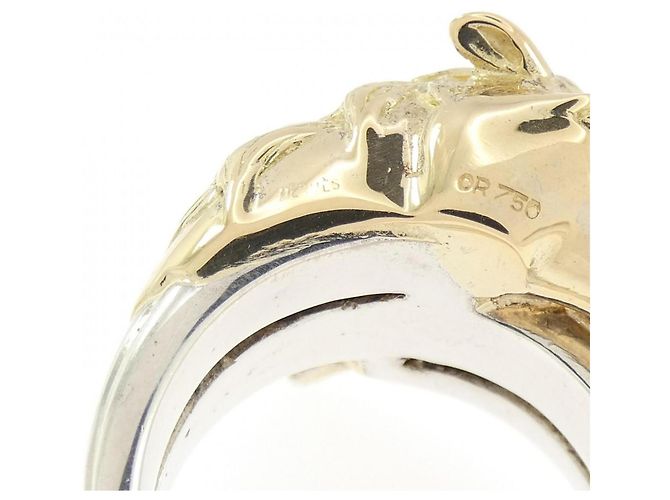 Hermès Hermes 925 750YG Bandring Silber Golden - Ansicht 4