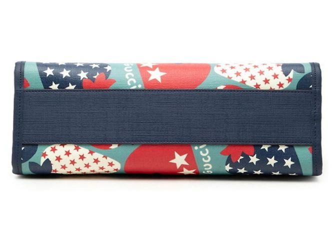 Borsa Gucci Strawberry Star per bambini Blu Multicolore - vista 3