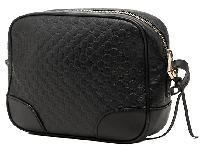 Bolsa de Ombro Gucci Microguccissima Preto - vista 2