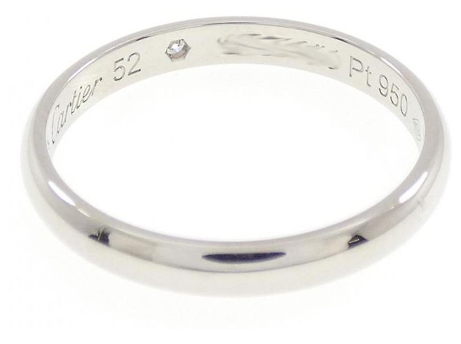Cartier Ehering aus Platin - Ansicht 3