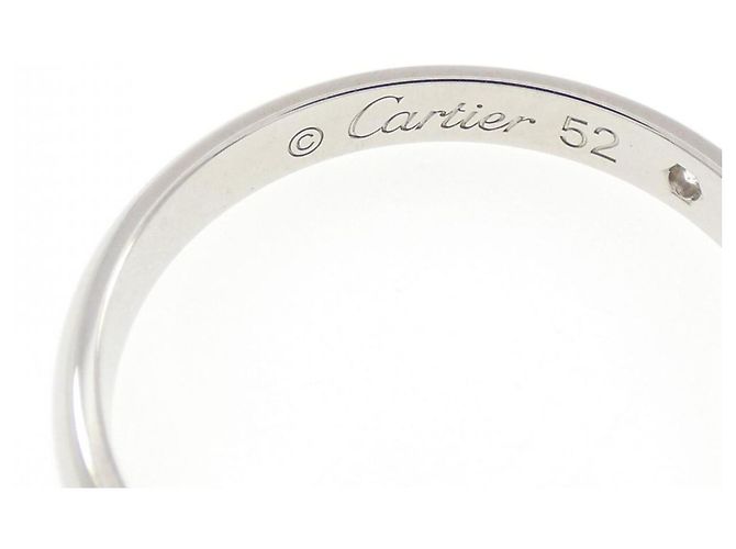 Cartier Ehering aus Platin - Ansicht 4