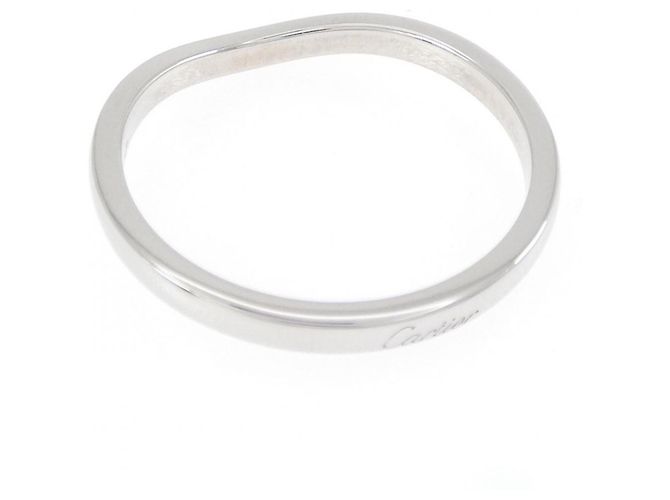 Cartier Ballerina Platinum Band Ring - view 4