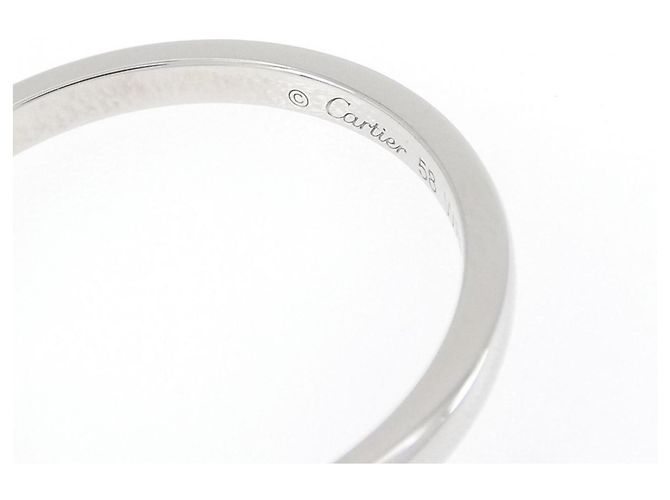 Cartier Ballerina Platinum Band Ring - view 5