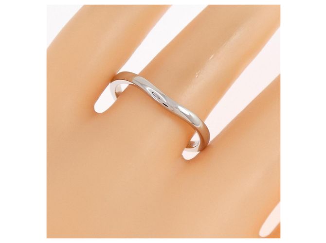 Cartier Ballerina Platinum Band Ring - view 6