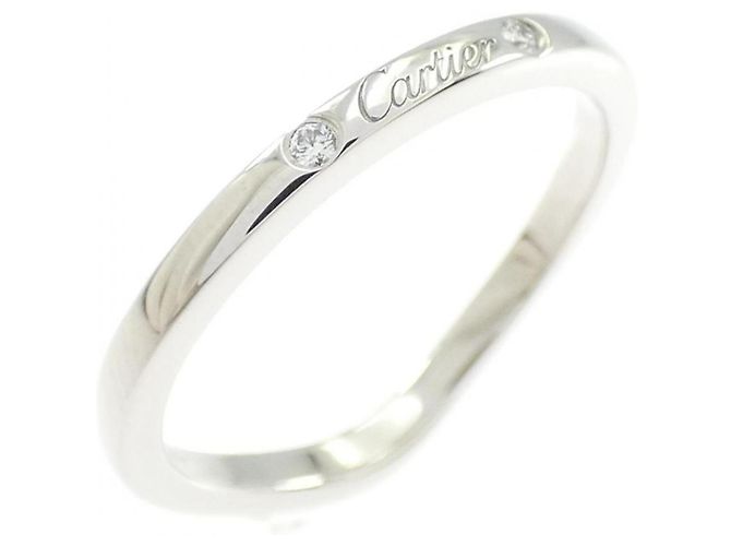 Cartier Ballerina 3P Diamant-Bandring aus Platin - Ansicht 2