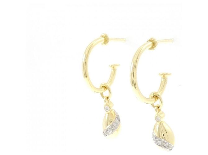Orecchini a catena con diamanti Cartier D'oro - vista 2