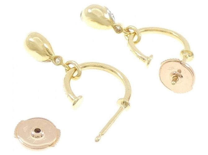 Orecchini a catena con diamanti Cartier D'oro - vista 3