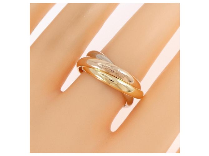 Cartier Trinity Ring aus Rosé Weiß und Gelbgold Golden - Ansicht 5