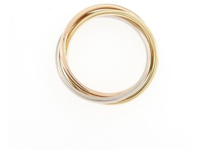 Anel Cartier Trinity Small Dourado - vista 2
