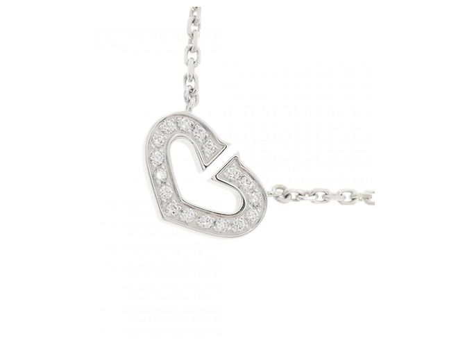 Collar Cartier C Heart Dorado - vista 3