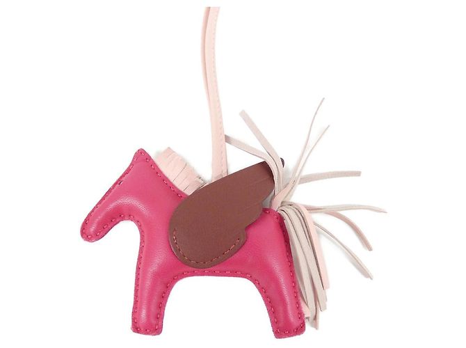 Hermès Hermes Rodeo Pegasus Accessory Bag Charm PM 083010CA Rosa - vista 2