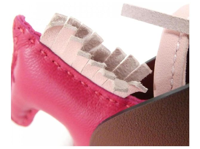 Hermès Hermes Rodeo Pegasus Accessory Bag Charm PM 083010CA Rosa - vista 4