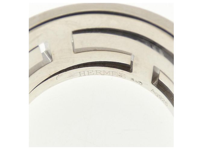 Ring Anello Hermès Move H in argento - vista 3