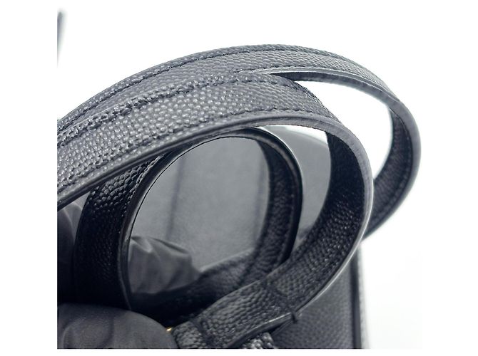 Autre Marque Saint Laurent Vicky Camera Vertical Quilted Leather Medium Schwarz - Ansicht 7