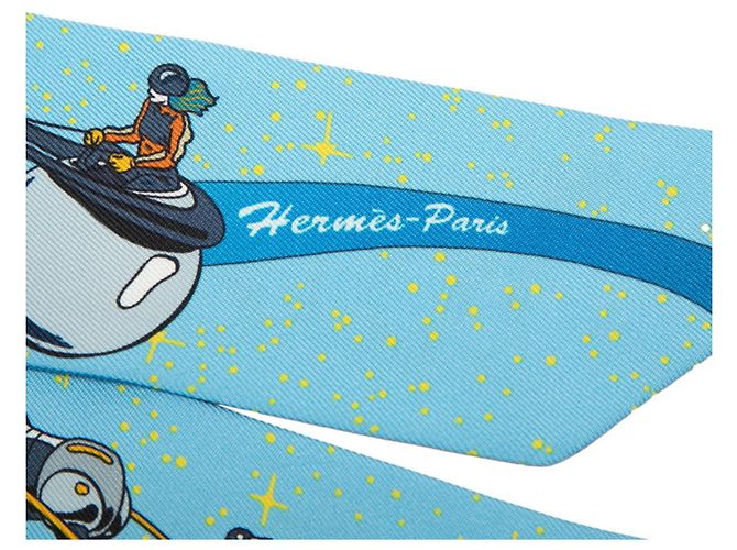 Hermès Twilly Hermes Space Derby Blu Multicolore - vista 3