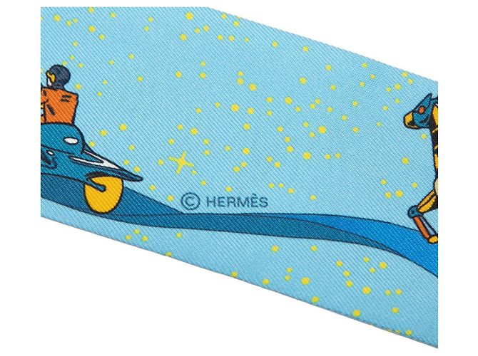 Hermès Twilly Hermes Space Derby Blu Multicolore - vista 4