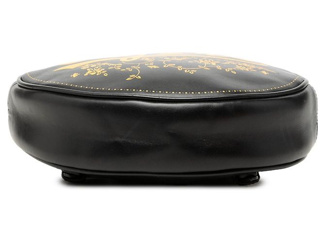 Zaino Rotondo Gucci 543324 Nero Giallo - vista 3