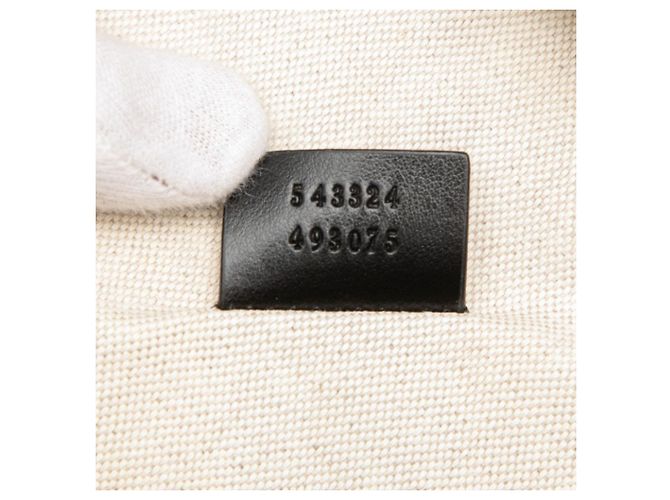 Zaino Rotondo Gucci 543324 Nero Giallo - vista 6