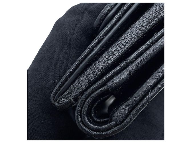 Chanel Matelasse Tri-fold Wallet Black - view 7