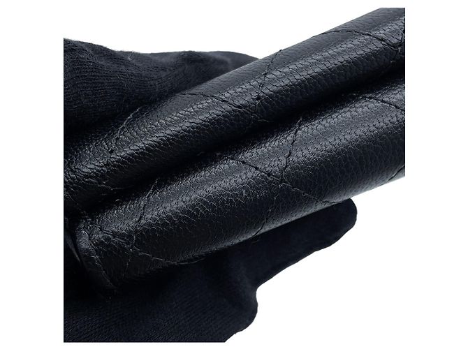 Chanel Matelasse Tri-fold Wallet Black - view 8