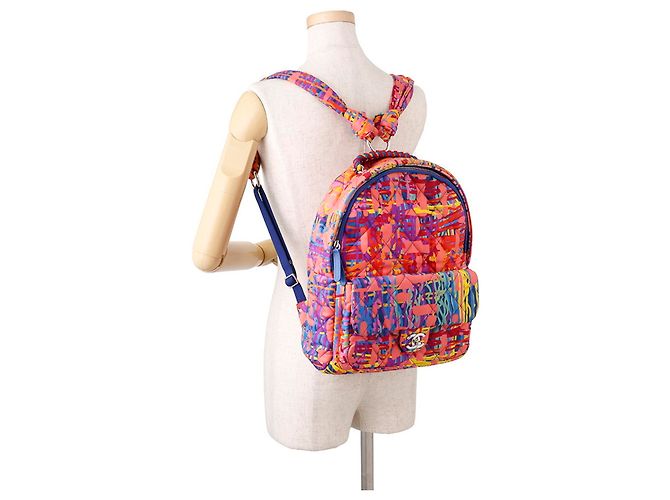 Zaino Chanel Matelassé Multi-Color Multicolore - vista 4