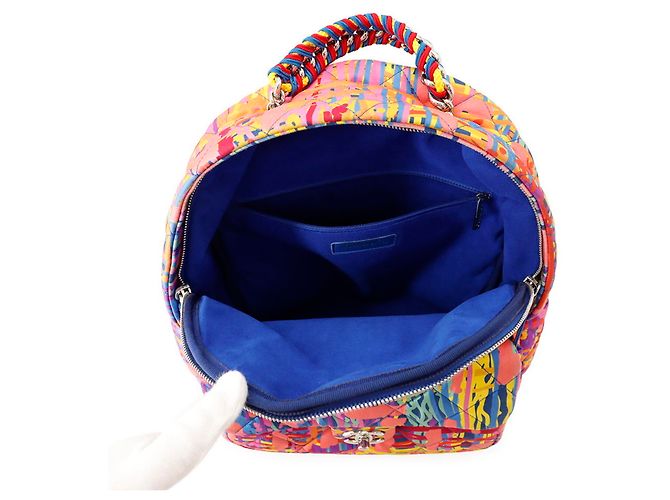 Zaino Chanel Matelassé Multi-Color Multicolore - vista 5