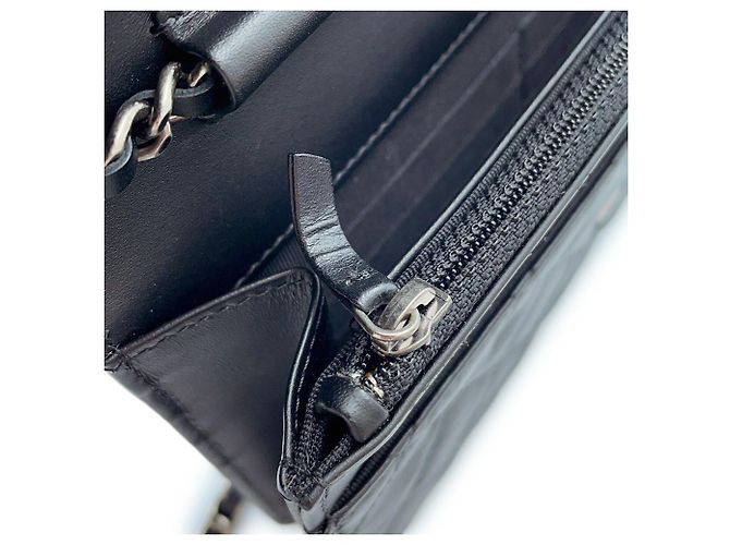 Cartera de cadena Chanel 2.55 Lucky Charm Negro - vista 11