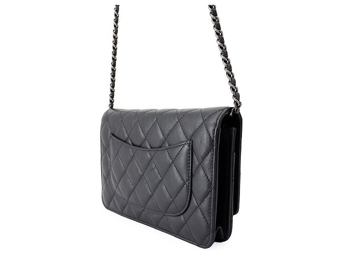 Cartera de cadena Chanel 2.55 Lucky Charm Negro - vista 2