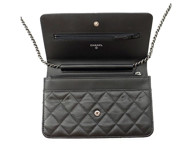 Cartera de cadena Chanel 2.55 Lucky Charm Negro - vista 5