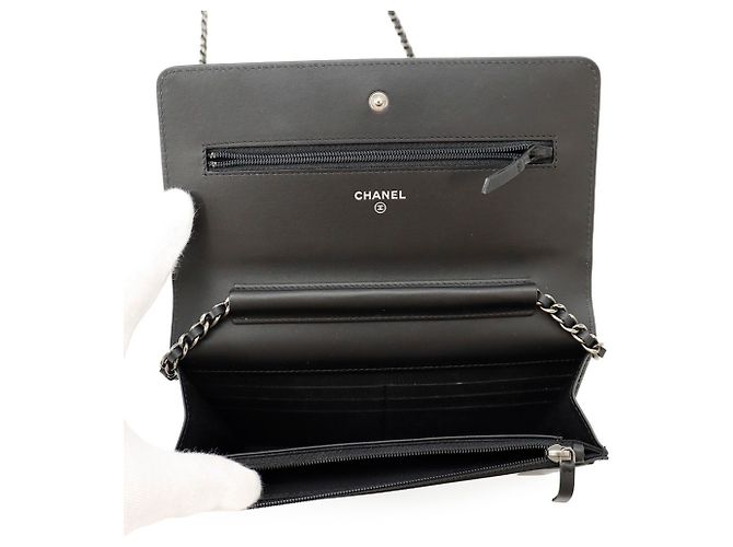 Cartera de cadena Chanel 2.55 Lucky Charm Negro - vista 6