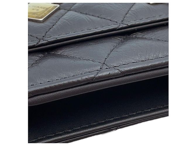 Cartera de cadena Chanel 2.55 Lucky Charm Negro - vista 8