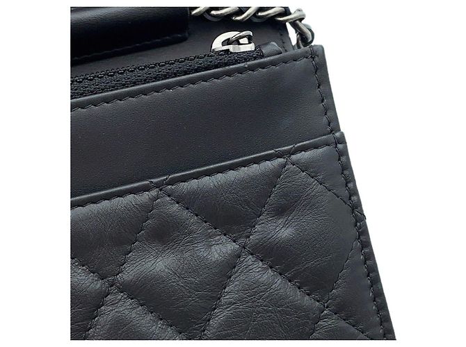Cartera de cadena Chanel 2.55 Lucky Charm Negro - vista 9