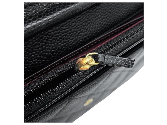 Portafoglio a catena Chanel Classic Matelassé Nero - vista 11