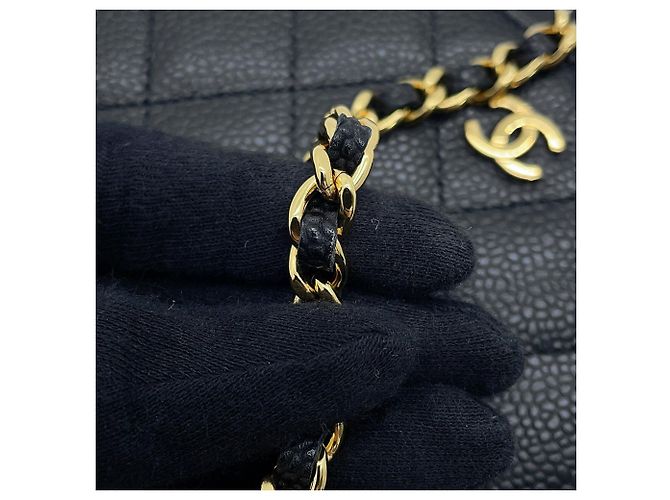 Portafoglio a catena Chanel Classic Matelassé Nero - vista 12