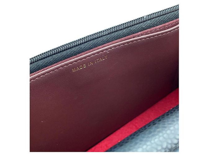 Chanel Classic Matelassé Chain Wallet Schwarz - Ansicht 13