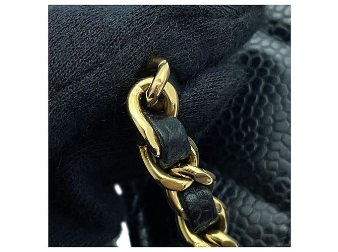 Chanel Classic Matelassé Chain Wallet Schwarz - Ansicht 14