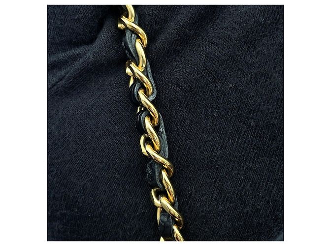 Chanel Classic Matelassé Chain Wallet Schwarz - Ansicht 15